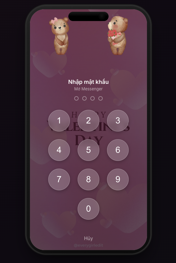 Preview màn nhập mật khẩu