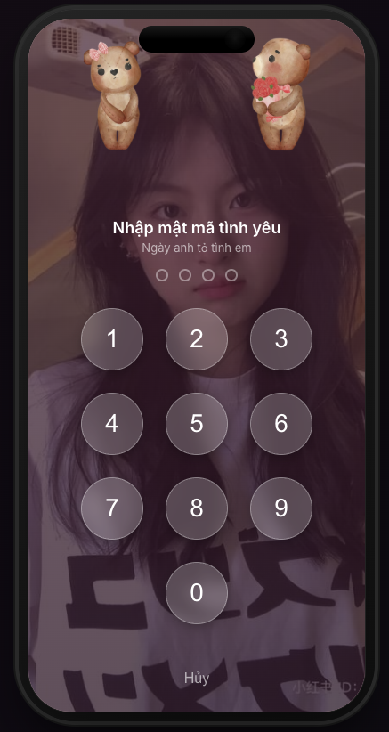 Màn nhập mật khẩu