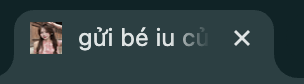 Preview icon và tên khi thêm vào màn hình chính